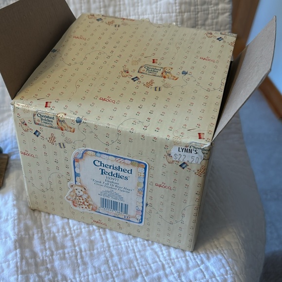 Vintage 1995 Cherished Teddies Collectible bear figurine- #103977 — “Elephant” - Picture 9 of 9